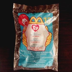 Neon the Seahorse McDonald's TY Beanie Baby